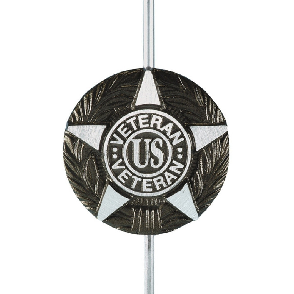 Aluminum Grave Marker - General Military for all U.S. Veterans - ColorFastFlags | All the flags you'll ever need! 
