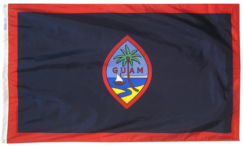 Guam Courtesy Flag 12" x 18" - ColorFastFlags | All the flags you'll ever need! 
