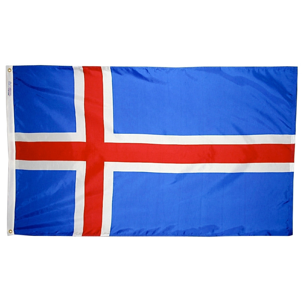 Iceland Flag - ColorFastFlags | All the flags you'll ever need! 
