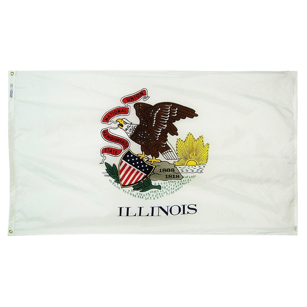 Illinois State Flags - ColorFastFlags | All the flags you'll ever need! 
