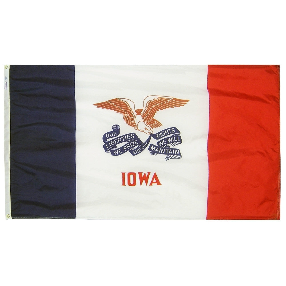 Iowa Courtesy Flag 12" x 18" - ColorFastFlags | All the flags you'll ever need! 
