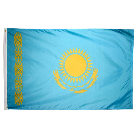 Kazakhstan Flag - ColorFastFlags | All the flags you'll ever need! 
