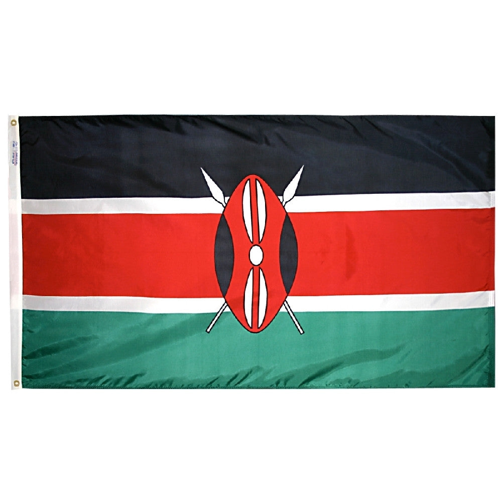 Kenya Flag - ColorFastFlags | All the flags you'll ever need! 
