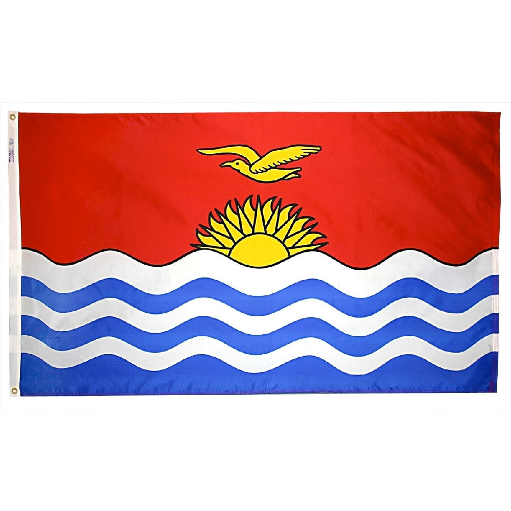 Kiribati Flag - ColorFastFlags | All the flags you'll ever need! 
