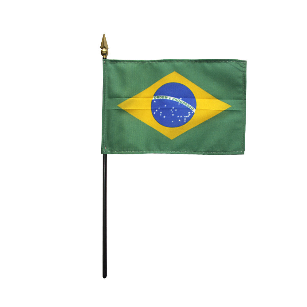 Miniature Brazil Flag - ColorFastFlags | All the flags you'll ever need! 
