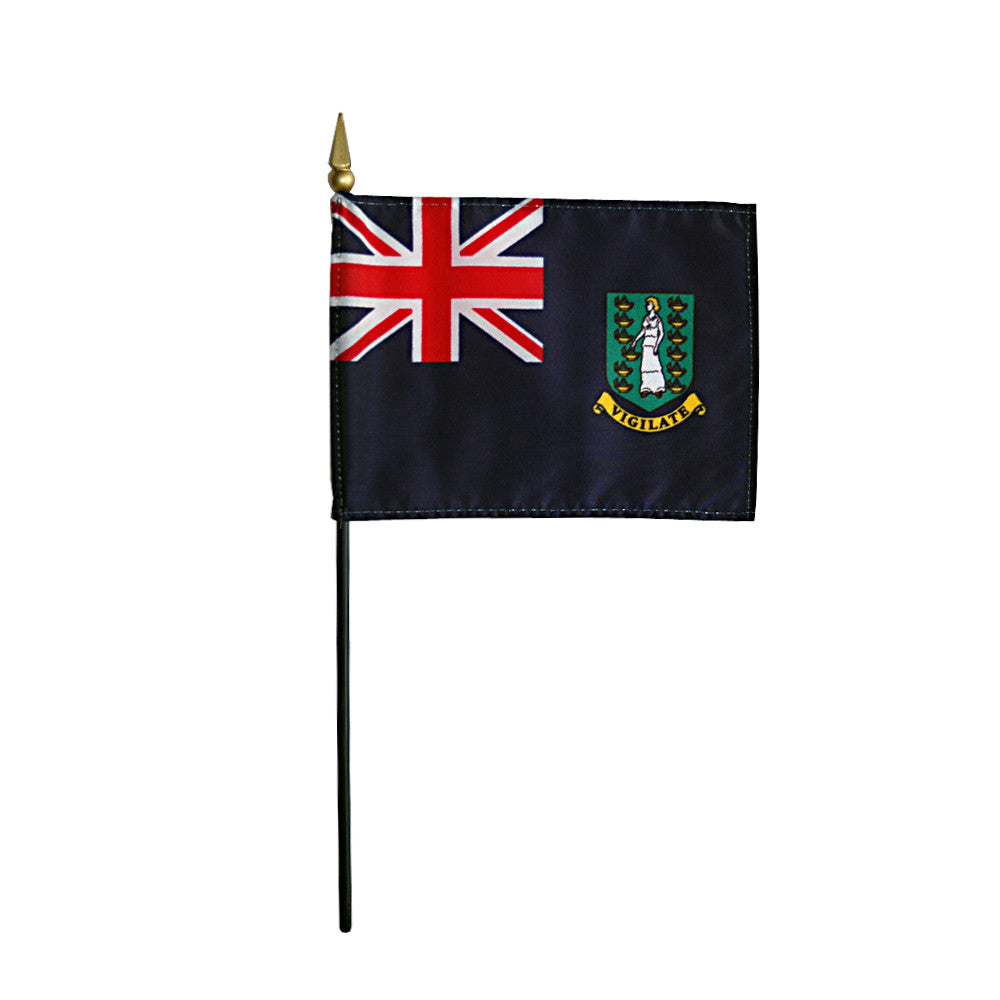 Miniature British Virgin Islands Flag - ColorFastFlags | All the flags you'll ever need! 
