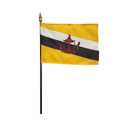 Miniature Brunei Flag - ColorFastFlags | All the flags you'll ever need! 
