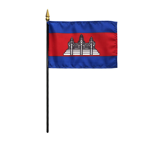 Miniature Cambodia Flag - ColorFastFlags | All the flags you'll ever need! 
