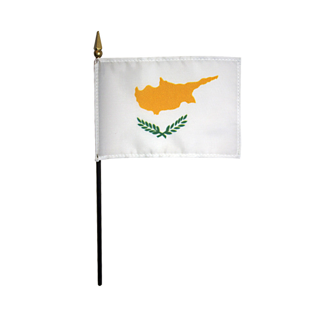 Miniature Cyprus Flag - ColorFastFlags | All the flags you'll ever need! 
