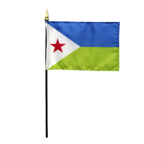 Miniature Djibouti Flag - ColorFastFlags | All the flags you'll ever need! 
