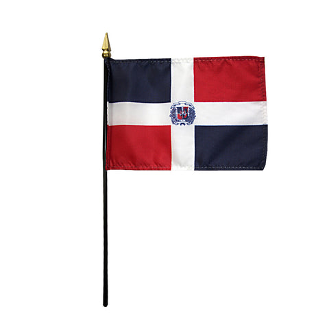 Miniature Dominican Republic Flag - ColorFastFlags | All the flags you'll ever need! 
