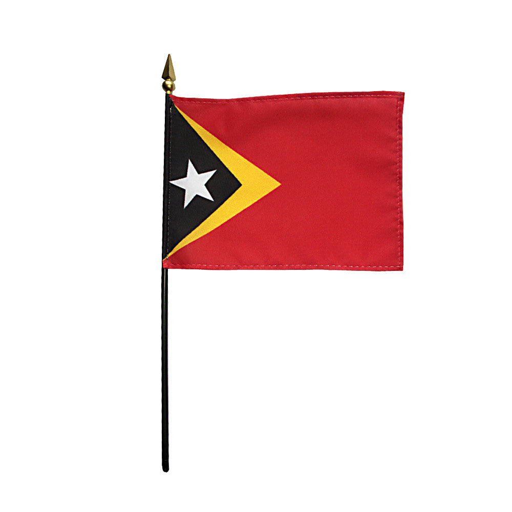 Miniature East Timor Flag - ColorFastFlags | All the flags you'll ever need! 
