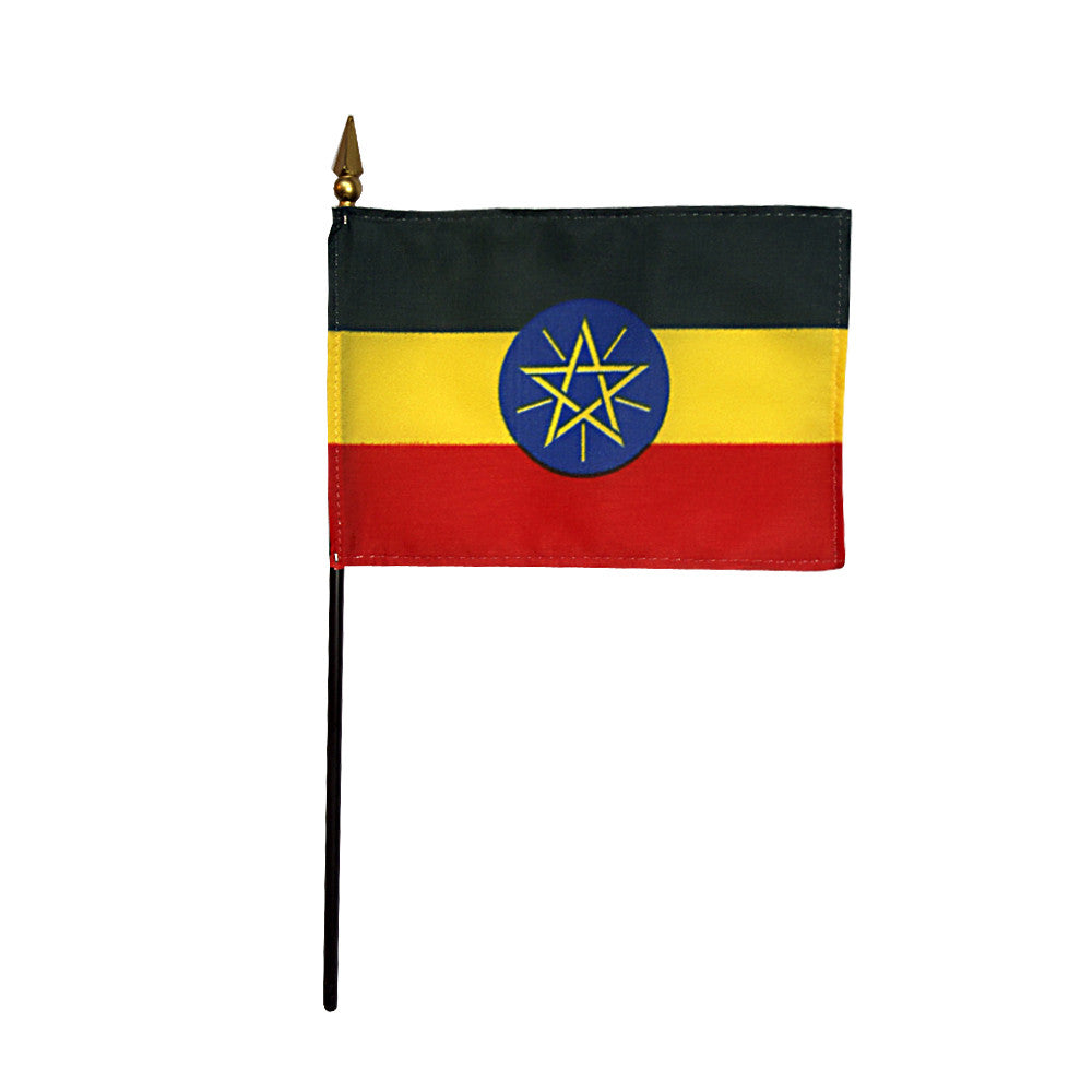 Miniature Ethiopia Flag - ColorFastFlags | All the flags you'll ever need! 
