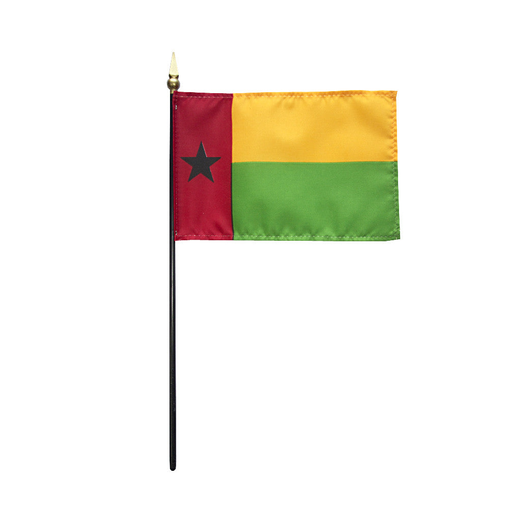 Miniature Guinea Bissau Flag - ColorFastFlags | All the flags you'll ever need! 
