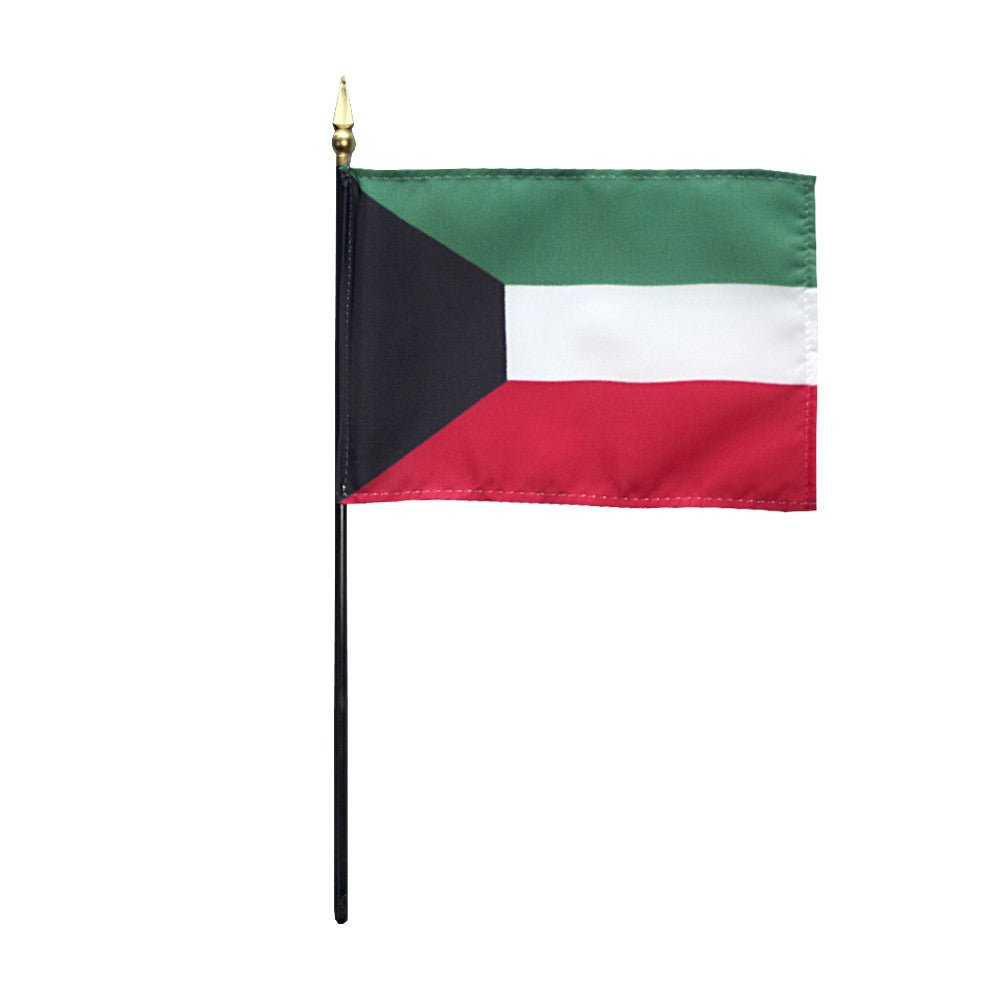 Miniature Kuwait Flag - ColorFastFlags | All the flags you'll ever need! 
