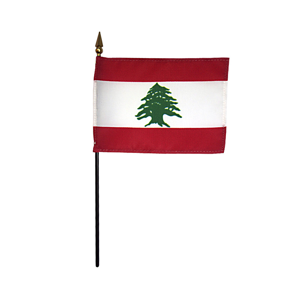 Miniature Lebanon Flag - ColorFastFlags | All the flags you'll ever need! 
