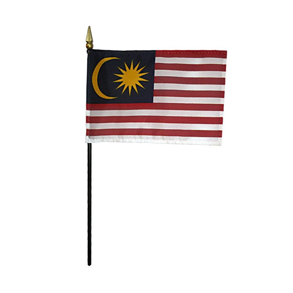 Miniature Malaysia Flag - ColorFastFlags | All the flags you'll ever need! 
