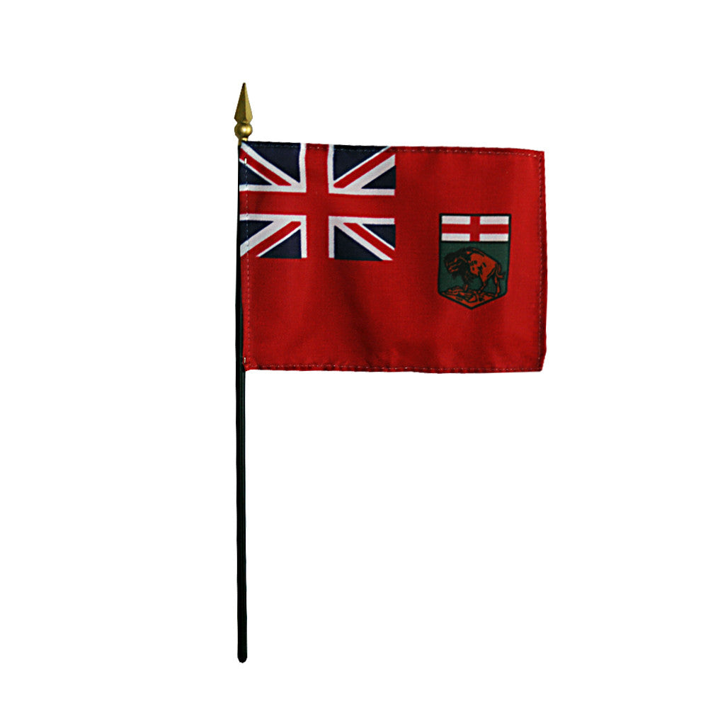 Miniature Manitoba Flag - ColorFastFlags | All the flags you'll ever need! 
