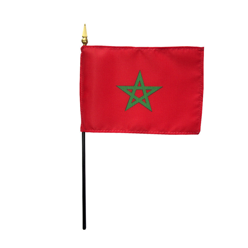 Miniature Morocco Flag - ColorFastFlags | All the flags you'll ever need! 
