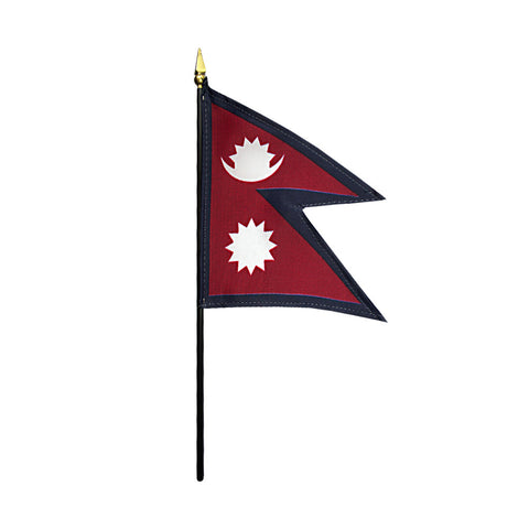 Miniature Nepal Flag - ColorFastFlags | All the flags you'll ever need! 
