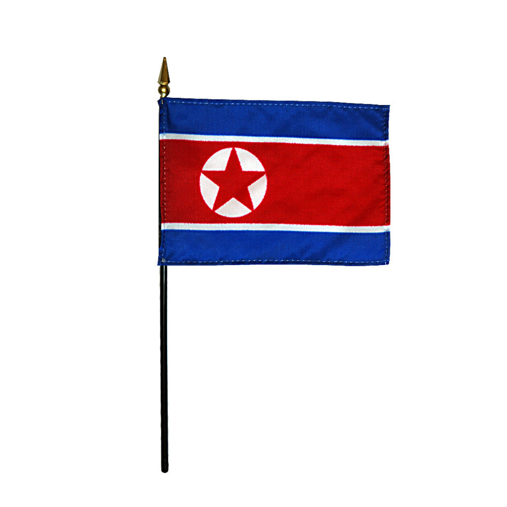 Miniature North Korea Flag - ColorFastFlags | All the flags you'll ever need! 
