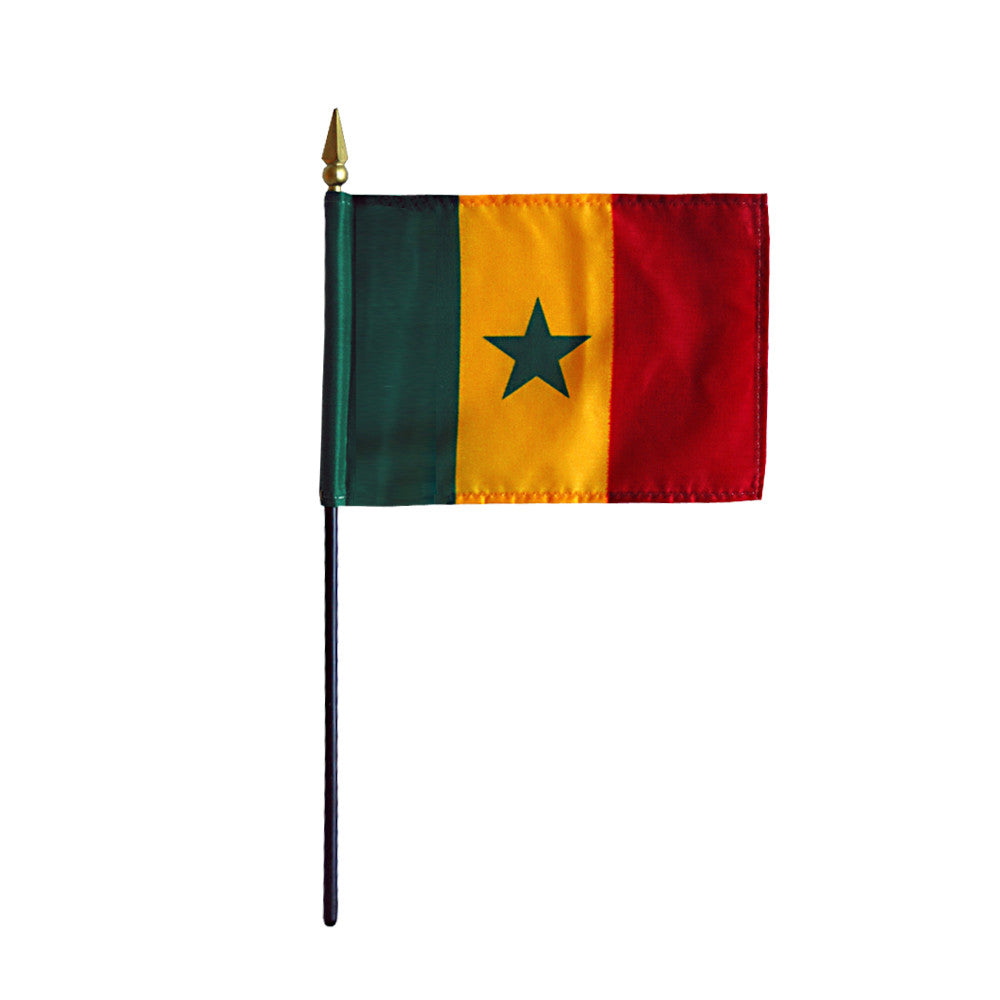 Miniature Senegal Flag - ColorFastFlags | All the flags you'll ever need! 
 - 2