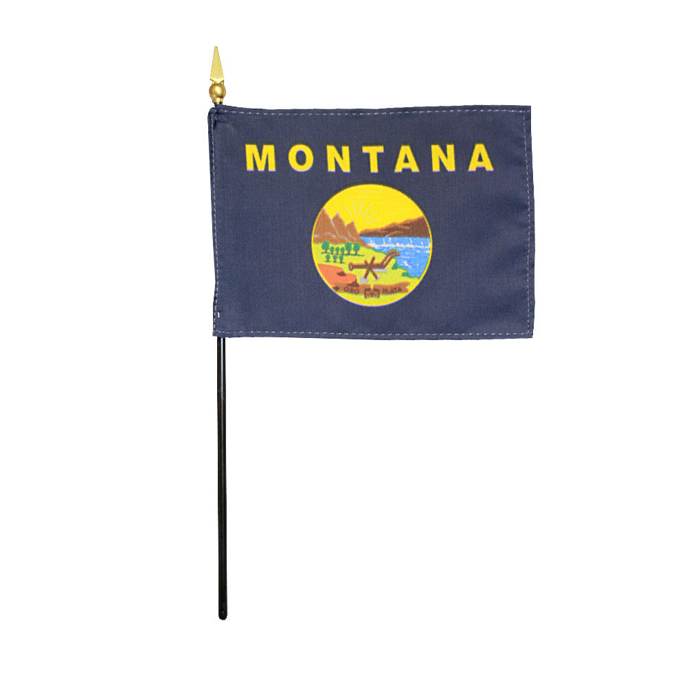 Miniature Flag - Montana - ColorFastFlags | All the flags you'll ever need! 
