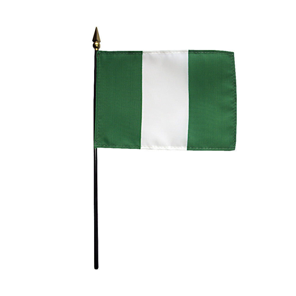 Miniature Nigeria Flag - ColorFastFlags | All the flags you'll ever need! 
