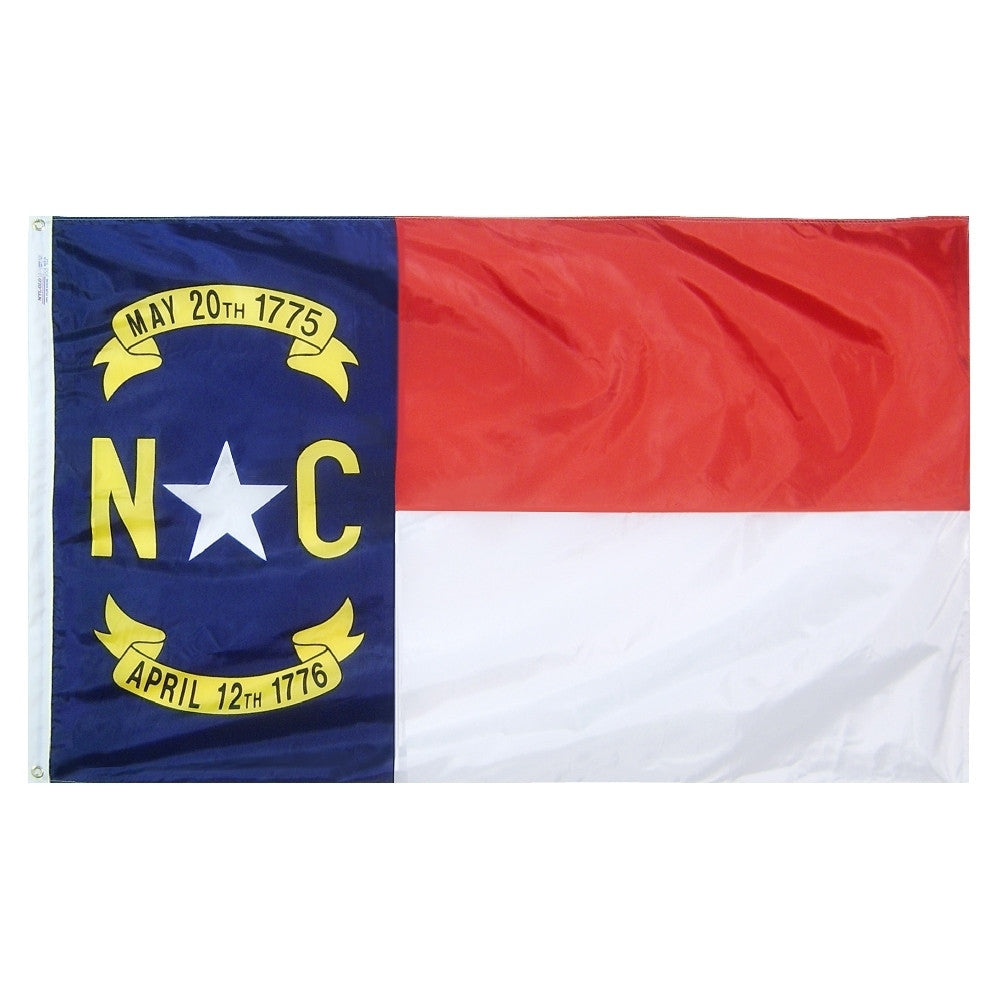 North Carolina Courtesy Flag 12" x 18" - ColorFastFlags | All the flags you'll ever need! 
