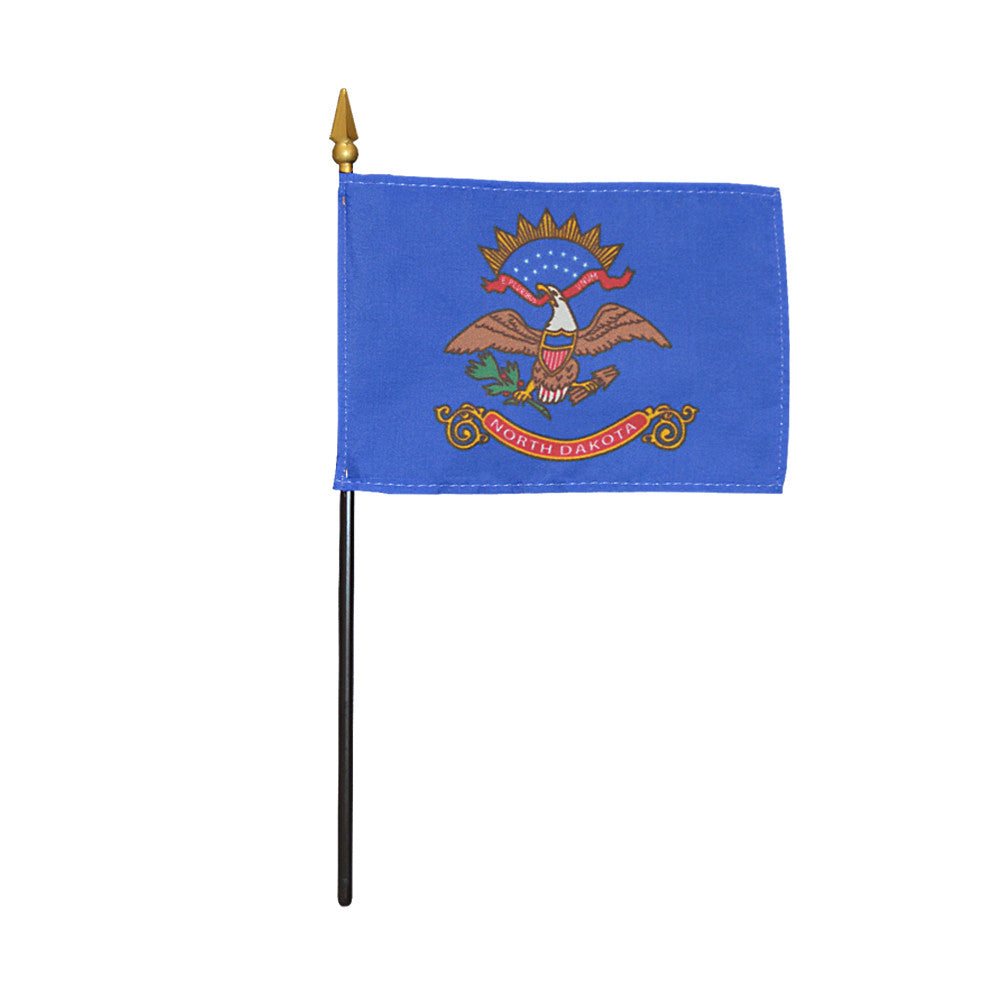 Miniature Flag - North Dakota - ColorFastFlags | All the flags you'll ever need! 
