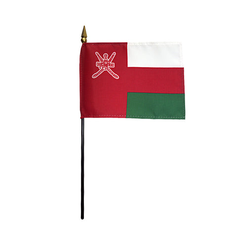 Miniature Oman Flag - ColorFastFlags | All the flags you'll ever need! 
