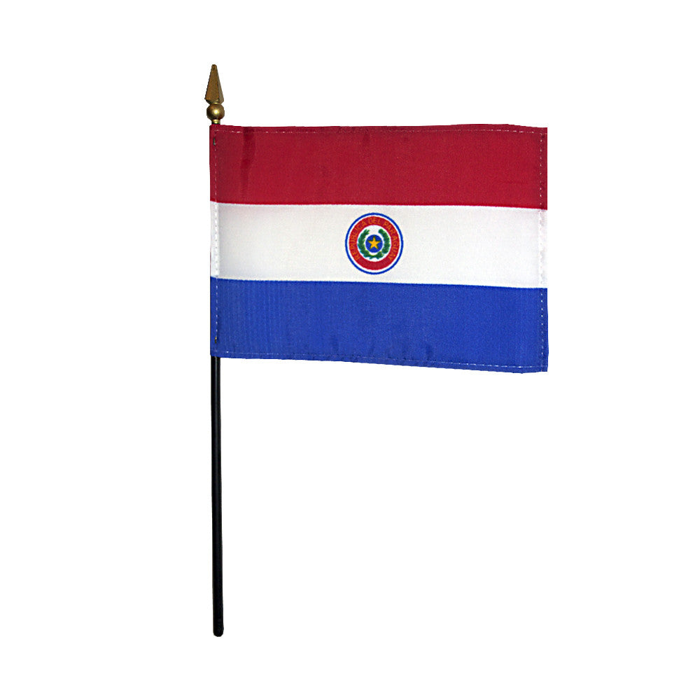 Miniature Paraguay Flag - ColorFastFlags | All the flags you'll ever need! 
