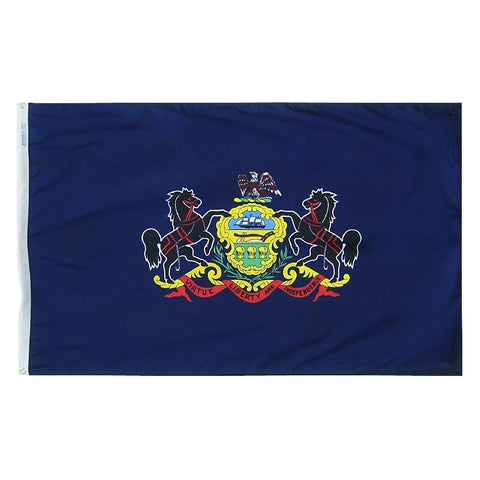 Pennsylvania Courtesy Flag 12" x 18" - ColorFastFlags | All the flags you'll ever need! 
