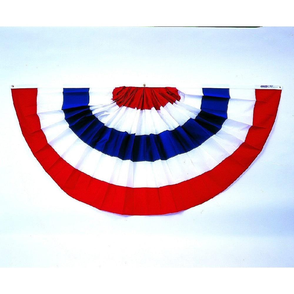 Patriotic Pleated Full Fans - ColorFastFlags | All the flags you'll ever need! 
