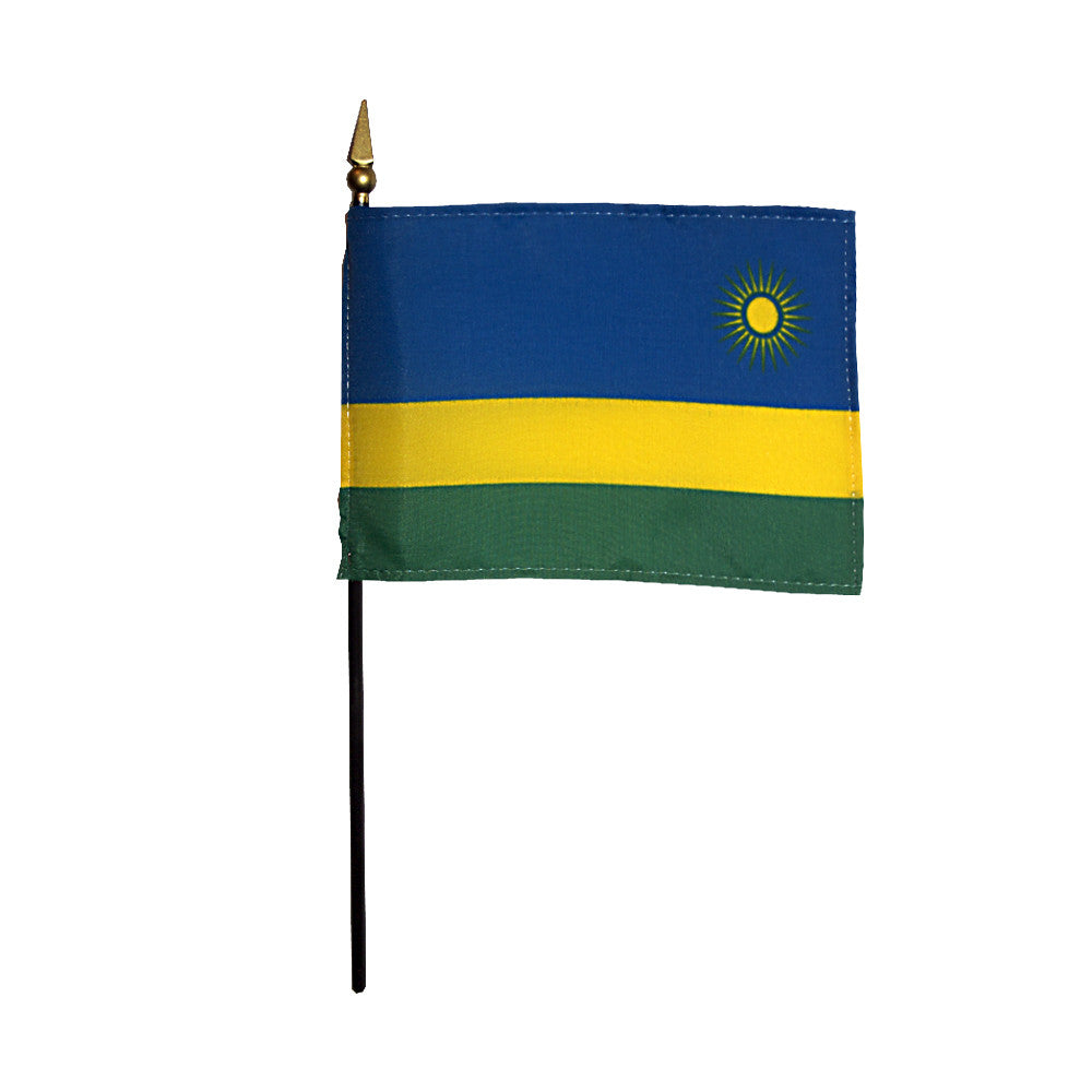 Miniature Rwanda Flag - ColorFastFlags | All the flags you'll ever need! 
 - 2