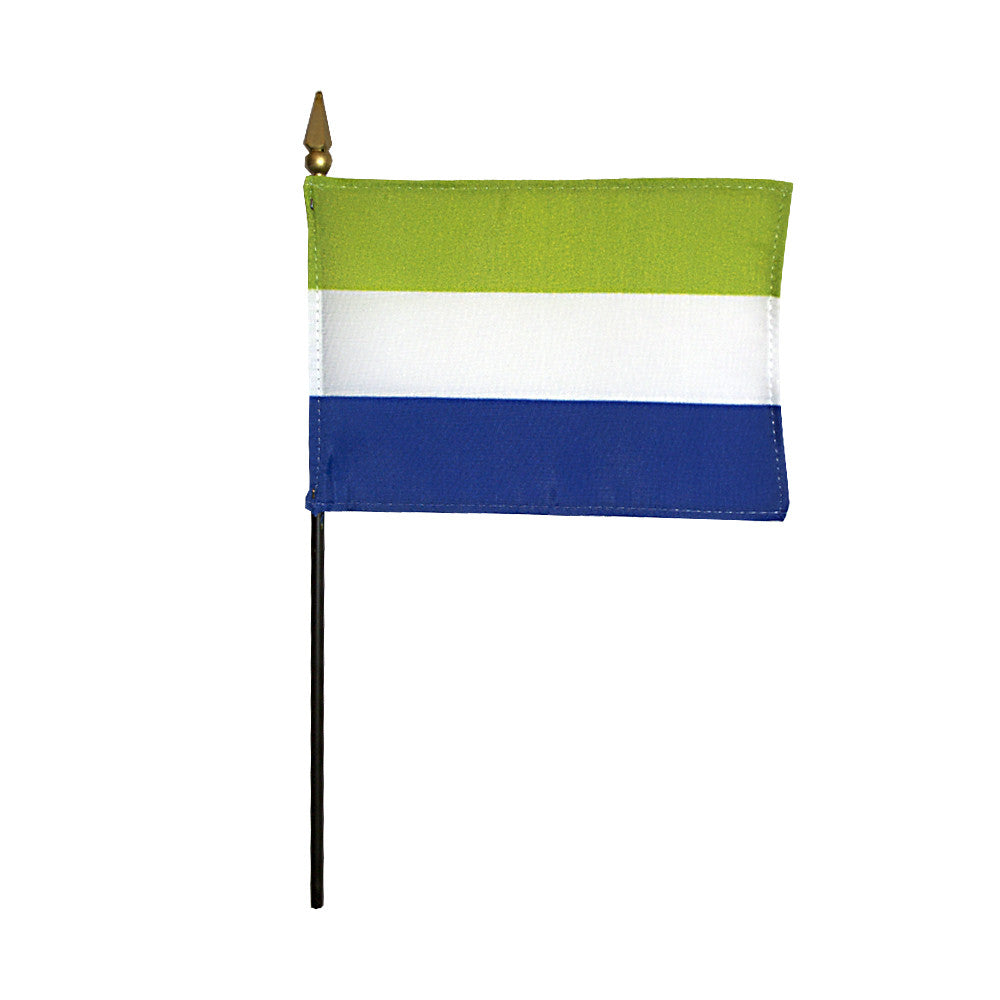 Miniature Sierra Leone Flag - ColorFastFlags | All the flags you'll ever need! 
 - 2