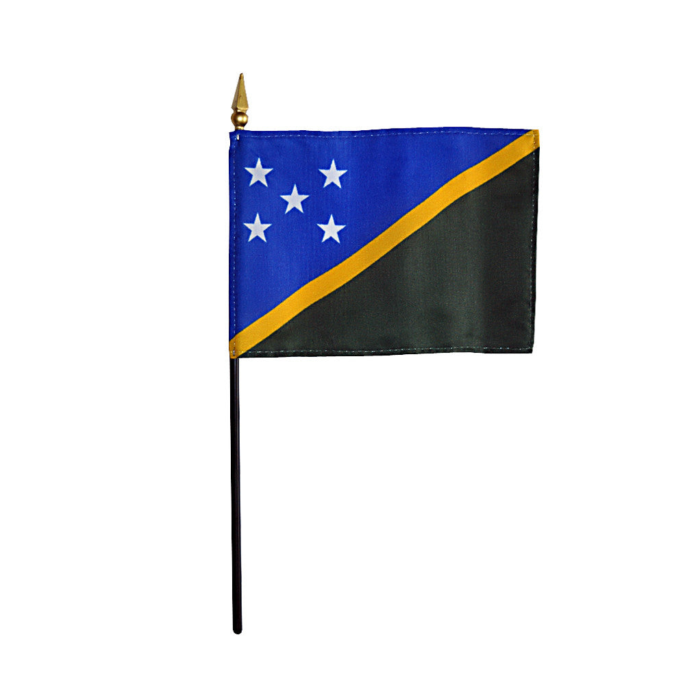 Miniature Solomon Islands Flag - ColorFastFlags | All the flags you'll ever need! 
