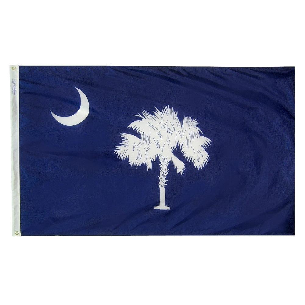 South Carolina Courtesy Flag 12" x 18" - ColorFastFlags | All the flags you'll ever need! 
