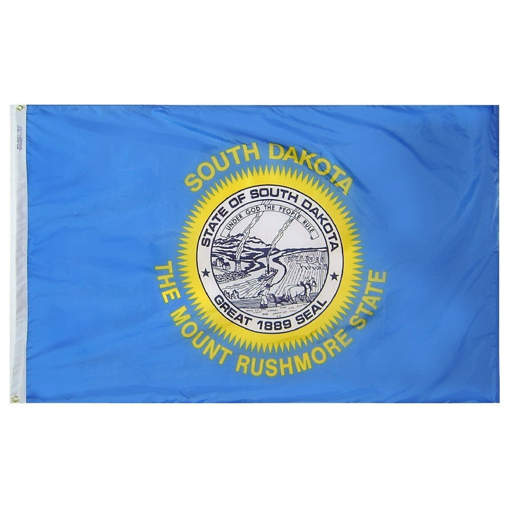 South Dakota Courtesy Flag 12" x 18" - ColorFastFlags | All the flags you'll ever need! 
