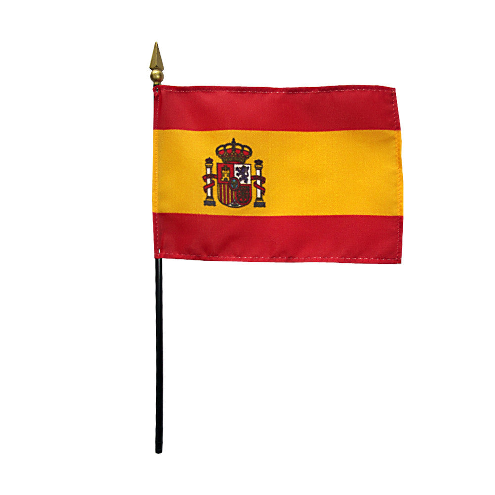 Miniature Spain Flag - ColorFastFlags | All the flags you'll ever need! 
