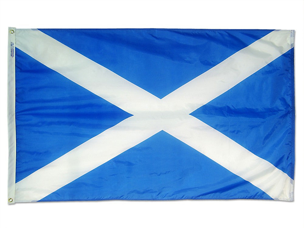 St. Andrews Cross Courtesy Flag 12" x 18" - ColorFastFlags | All the flags you'll ever need! 
