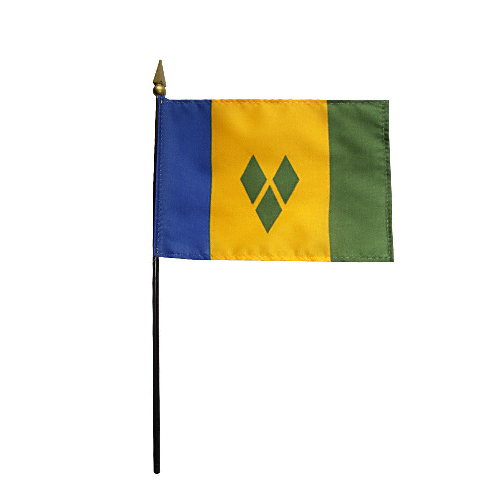 Miniature St. Vincent & Grenadines Flag - ColorFastFlags | All the flags you'll ever need! 
