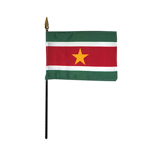 Miniature Suriname Flag - ColorFastFlags | All the flags you'll ever need! 
