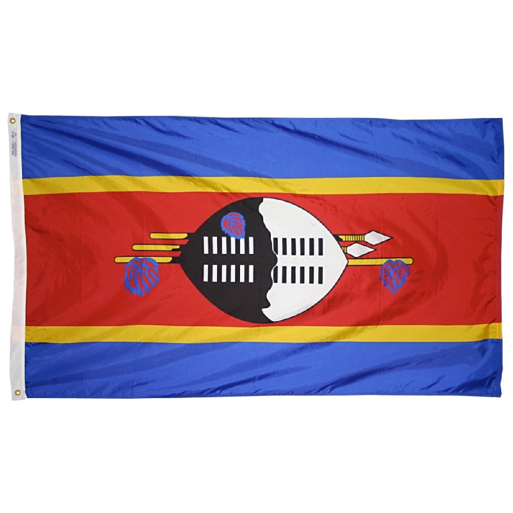 Swaziland Flag - ColorFastFlags | All the flags you'll ever need! 
