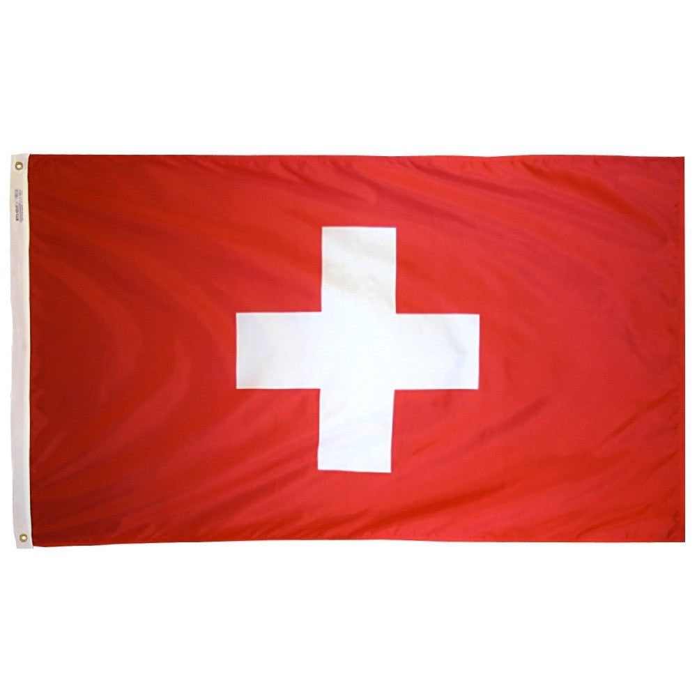 Switzerland Flag - ColorFastFlags | All the flags you'll ever need! 
