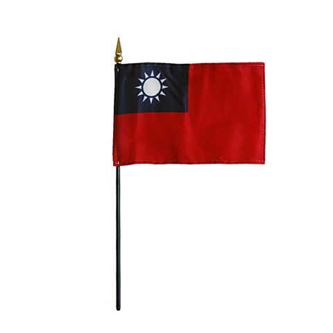 Miniature Taiwan Flag - ColorFastFlags | All the flags you'll ever need! 
 - 2