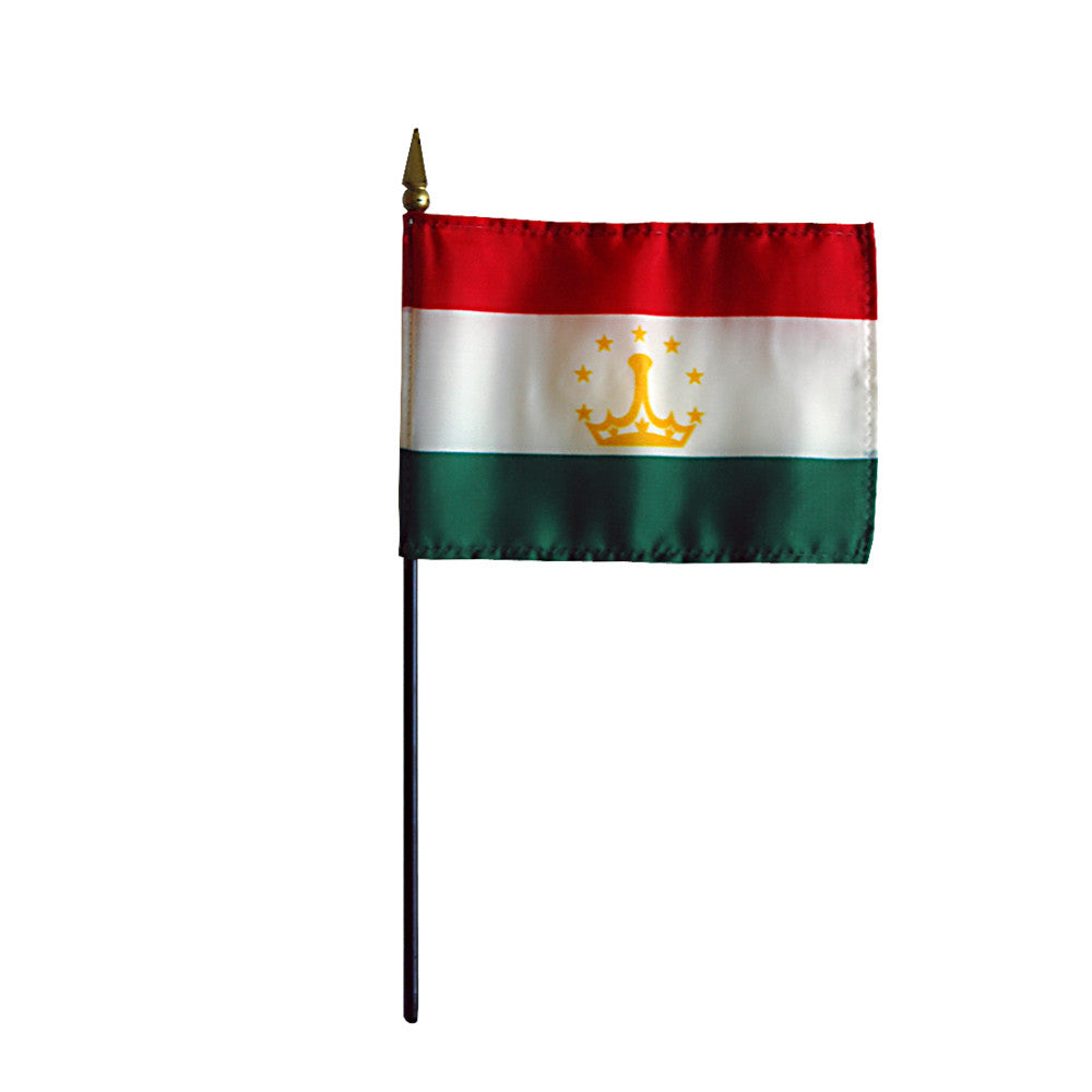 Miniature Tajikistan Flag - ColorFastFlags | All the flags you'll ever need! 
