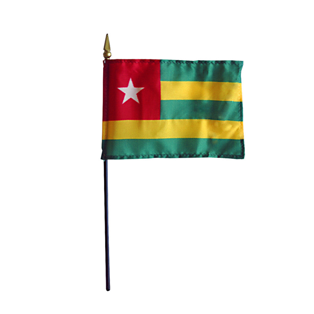 Miniature Togo Flag - ColorFastFlags | All the flags you'll ever need! 
