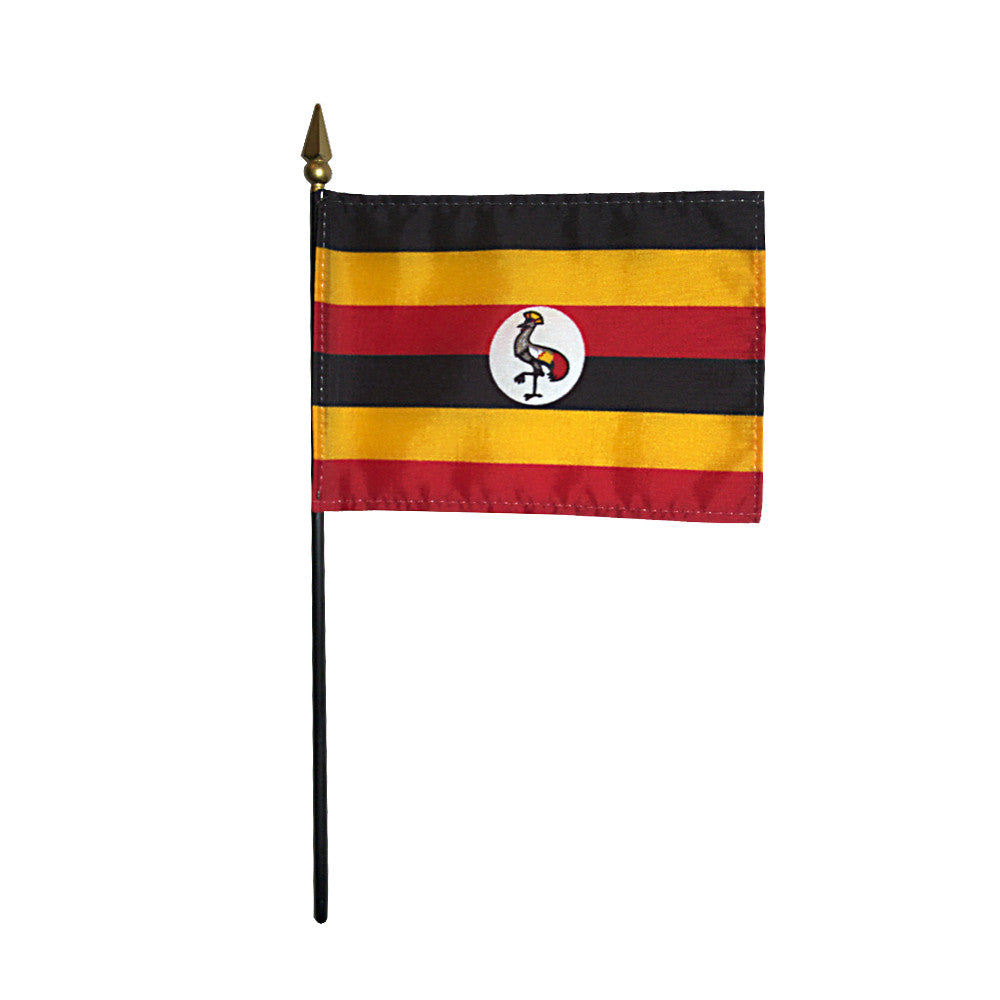 Miniature Uganda Flag - ColorFastFlags | All the flags you'll ever need! 
