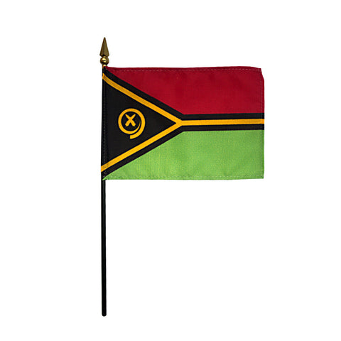 Miniature Vanuatu Flag - ColorFastFlags | All the flags you'll ever need! 
